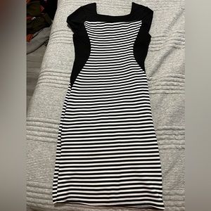 Black and white dress